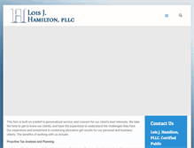 Tablet Screenshot of hamiltonpllc.com